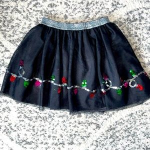 Christmas Lights Tutu Skirt Girls Size 6/6X